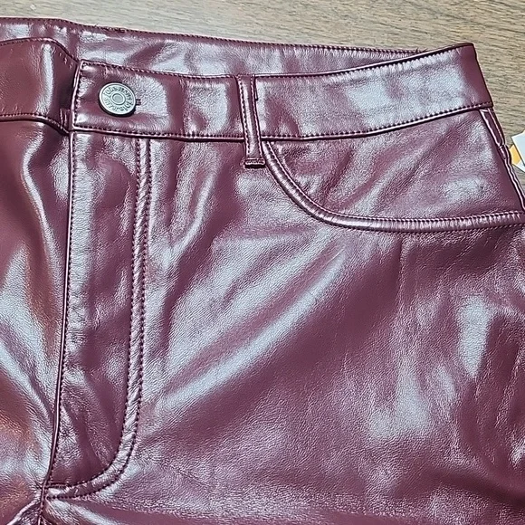 Joie Faux Leather Pant - Picture 6 of 10